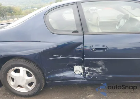 2000 Chevrolet Monte Carlo Ss from USA, damaged, VIN 2G1WX12K5Y9241699